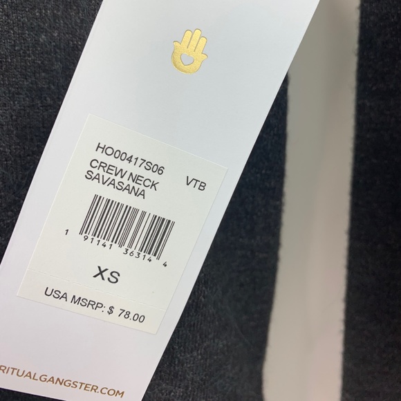 Spiritual Gangsta Love Sweater Junior XS Shirt Top - Picture 5 of 9